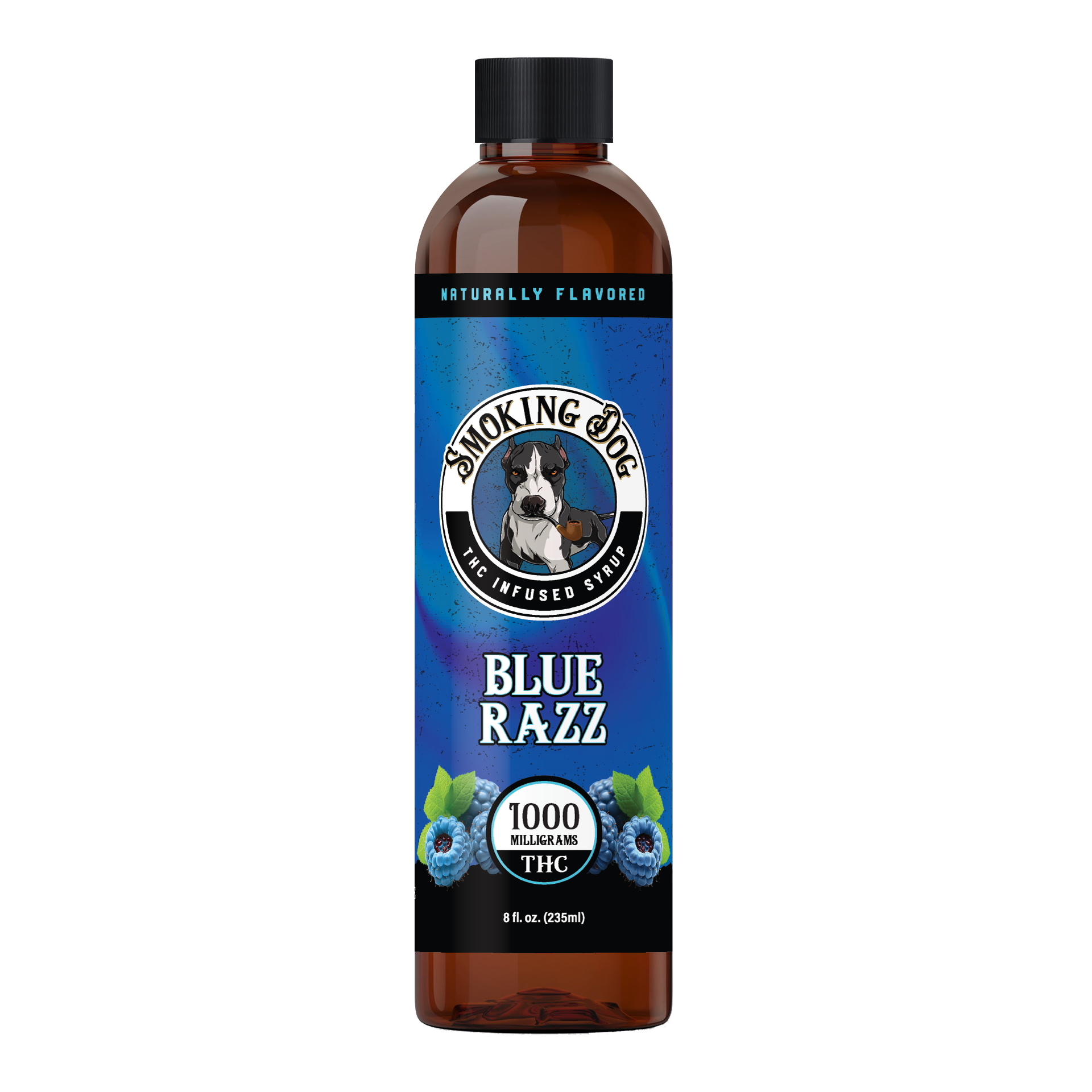 THC Syrup Blue Razz 1000mg