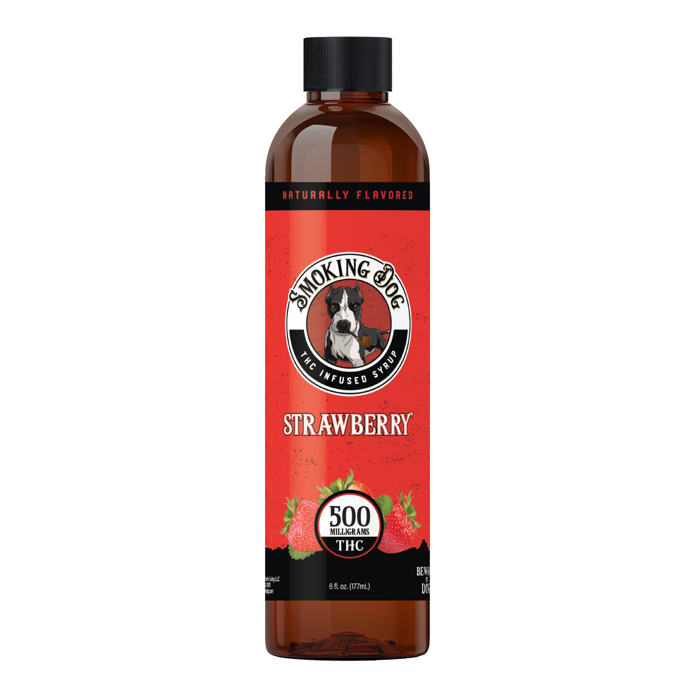 THC Syrup Strawberry 500mg