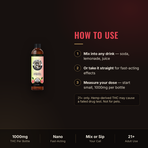 How to use Smoking Dog Guava THC syrup: mix or take straight
