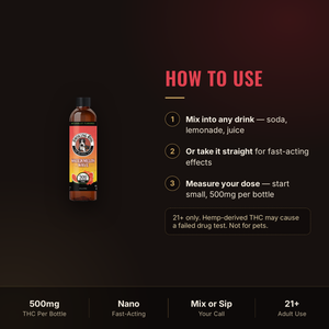 How to use Smoking Dog Watermelon Wave THC syrup: mix or take straight