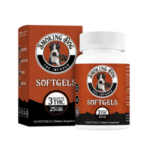 smoking dog Softgel capsules