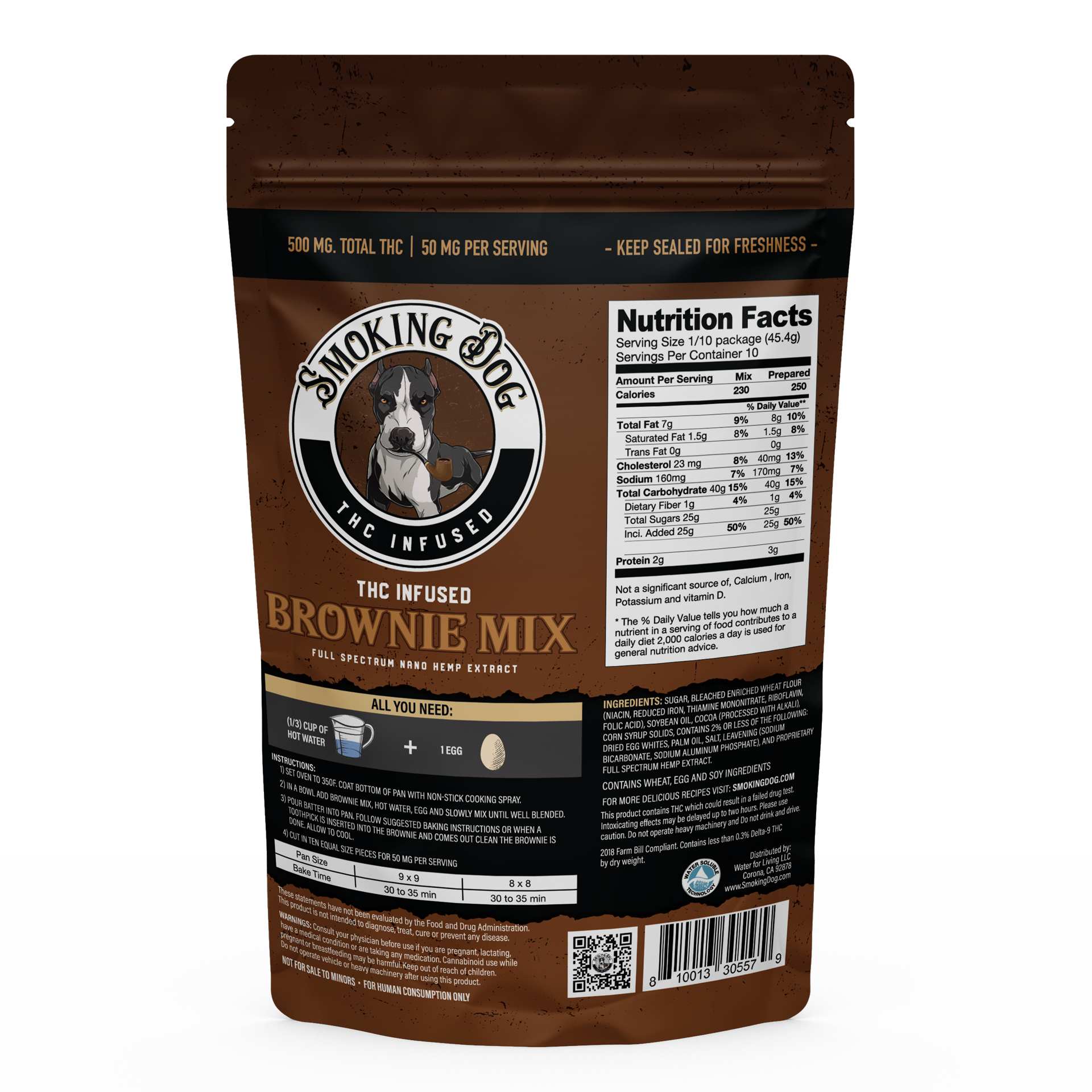 THC Infused Brownie Mix