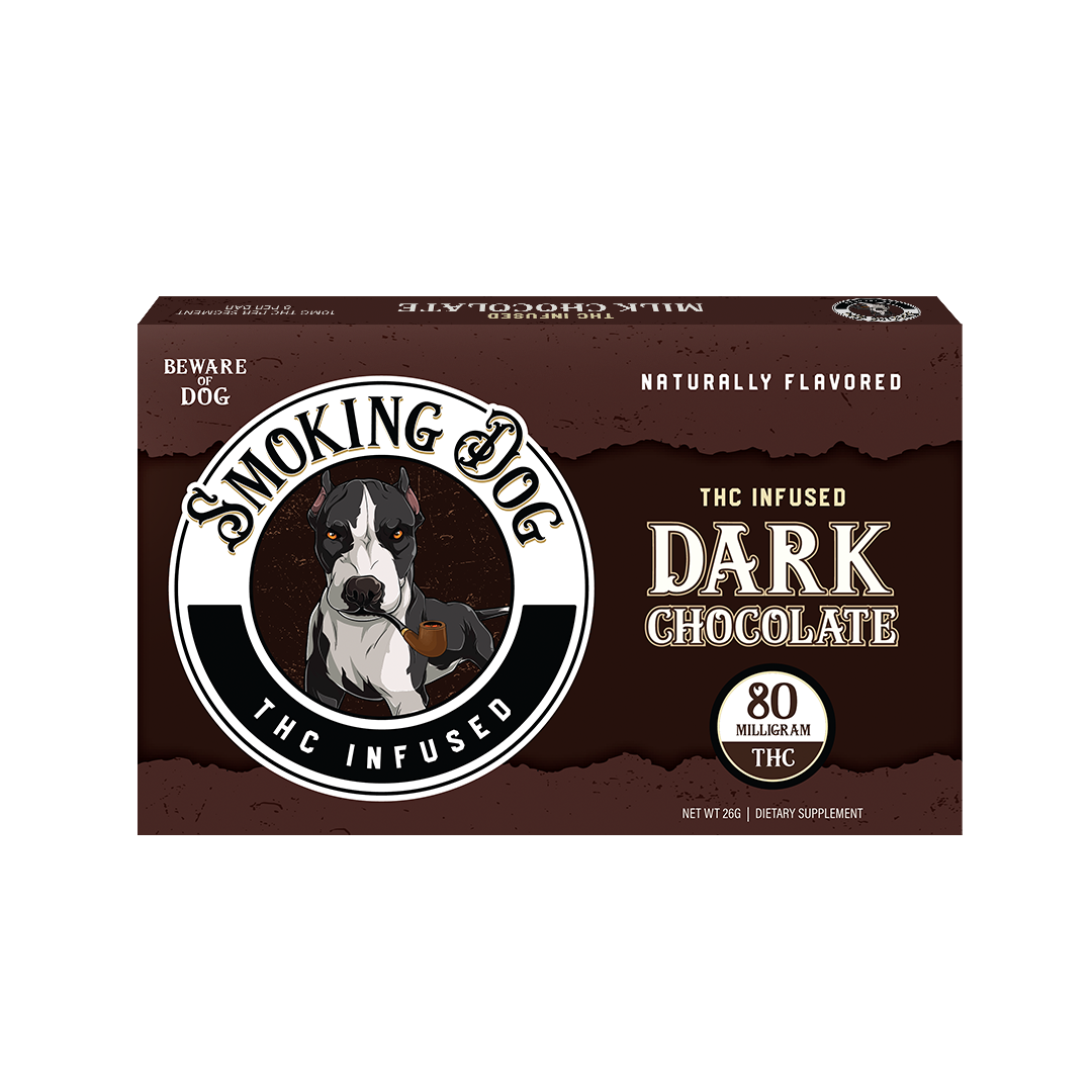 Smoking Dog Dark Chocolate Bar
