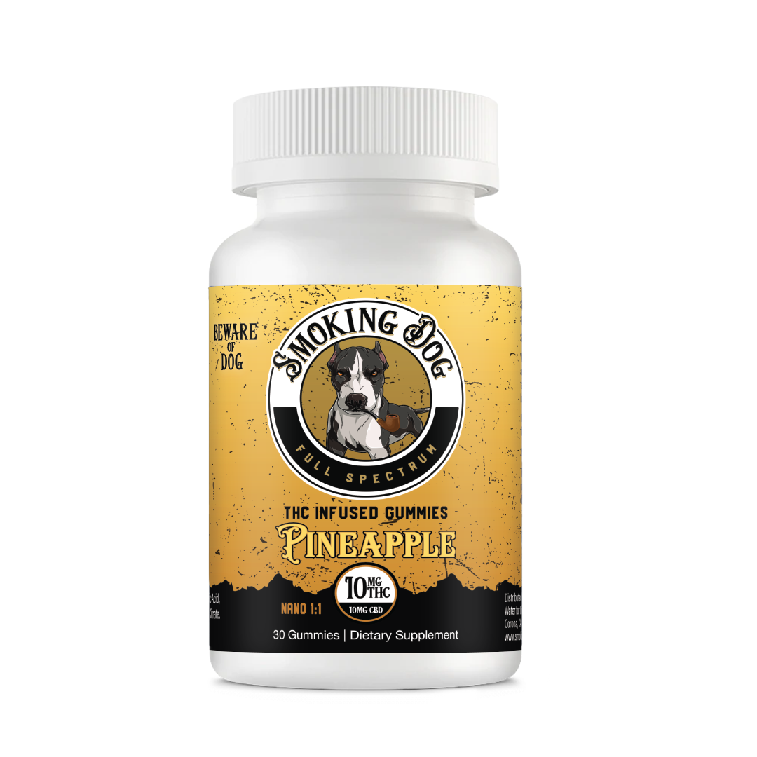 Smoking Dog Pineapple Gummies