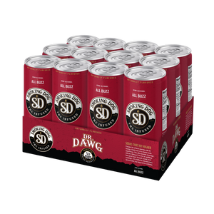 Smoking Dog Dr. Dawg 50mg THC seltzer 12-pack tray of cans