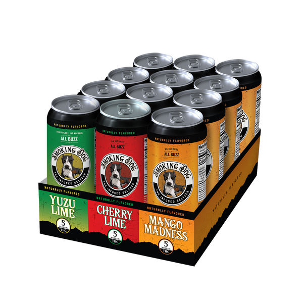THC Infused Seltzer Mixed 5mg - 12 pack | Smoking Dog