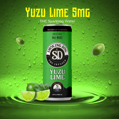 THC Seltzer Yuzu Lime 5mg - 12 pack