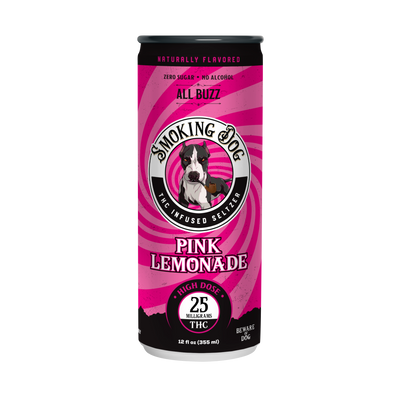 THC Seltzer Pink Lemonade 25mg - 12 Pack
