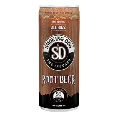THC Infused Seltzer Root Beer 50mg - 12 Pack
