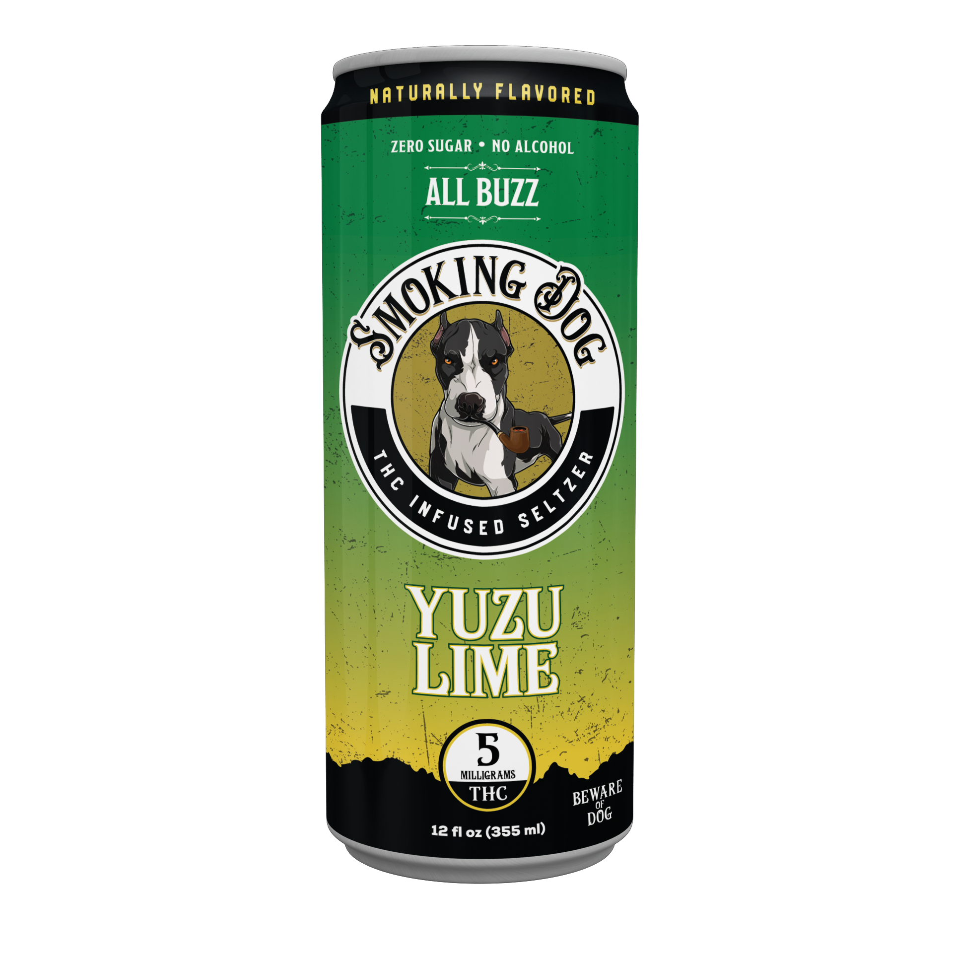 THC Seltzer Yuzu Lime 5mg - 12 pack