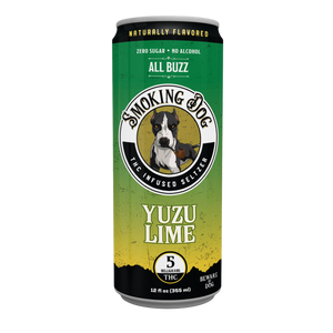 Smoking Dog THC Infused Yuzu Lime Seltzer