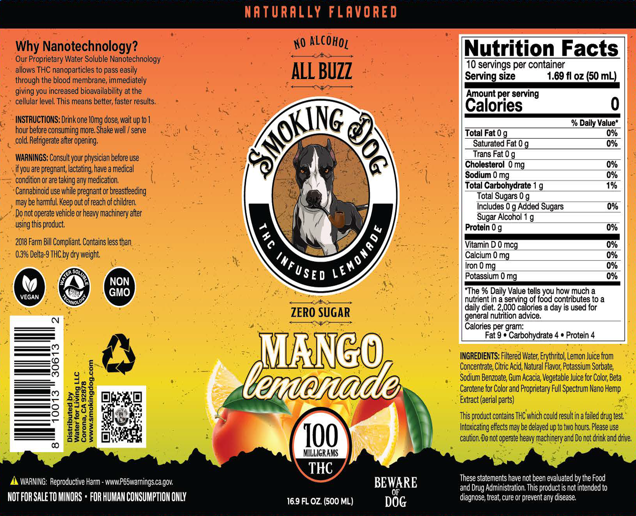 Smoking Dog Mango Lemonade 