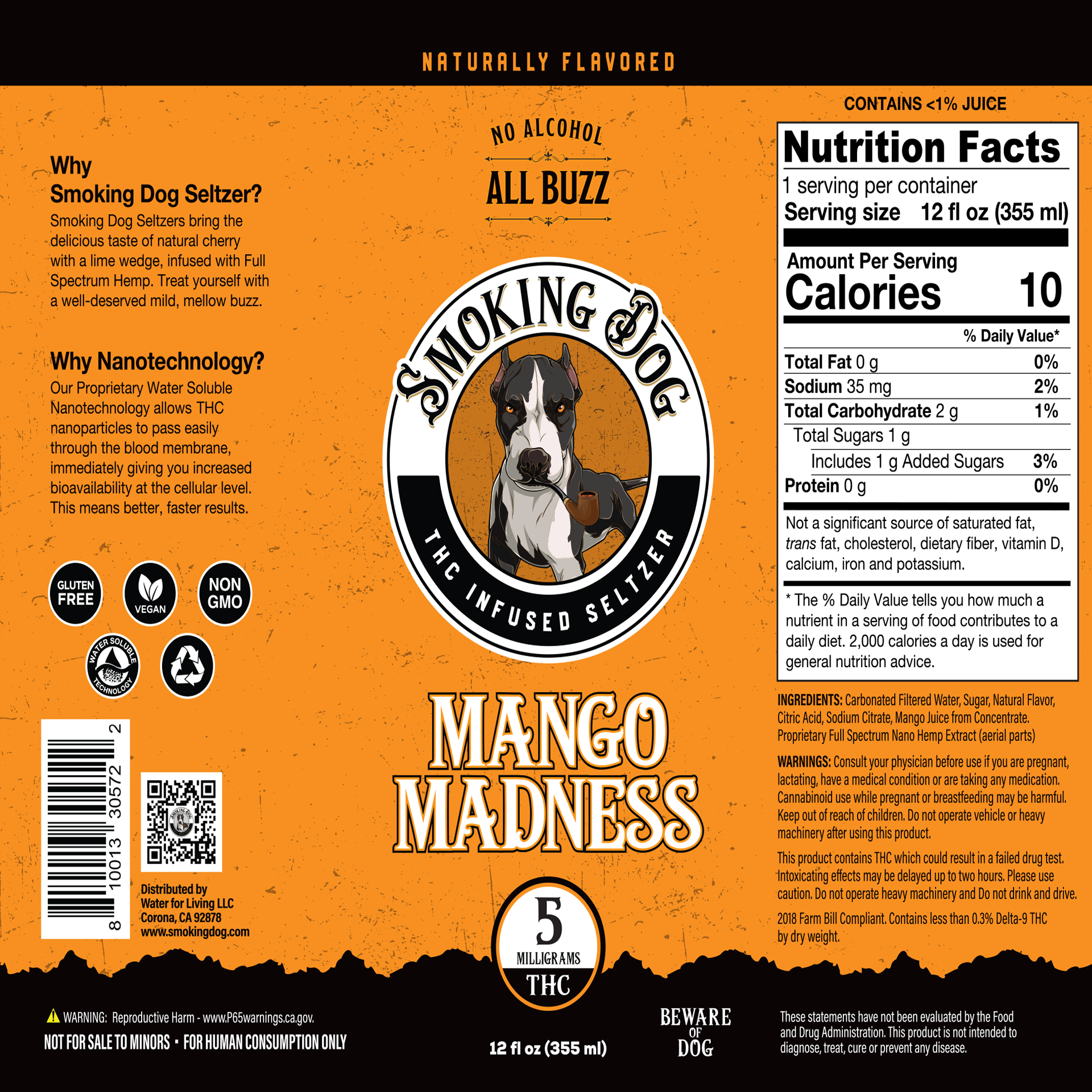 Smoking Dog Mango Madness Nutrition Facts