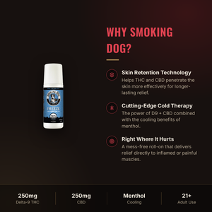 Why choose Smoking Dog THC Freeze Roll-on