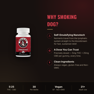 Why choose Smoking Dog Pomegranate THC gummies