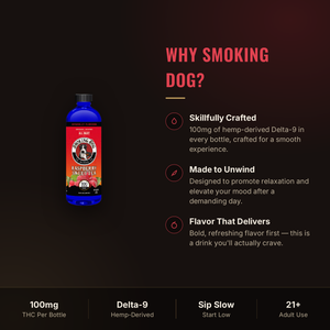 Why choose Smoking Dog Raspberry Sweet Tea THC drink