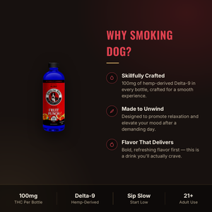 Why choose Smoking Dog Fruit Punch THC drink