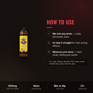 How to use Smoking Dog Pineapple Paradise THC syrup: mix or take straight