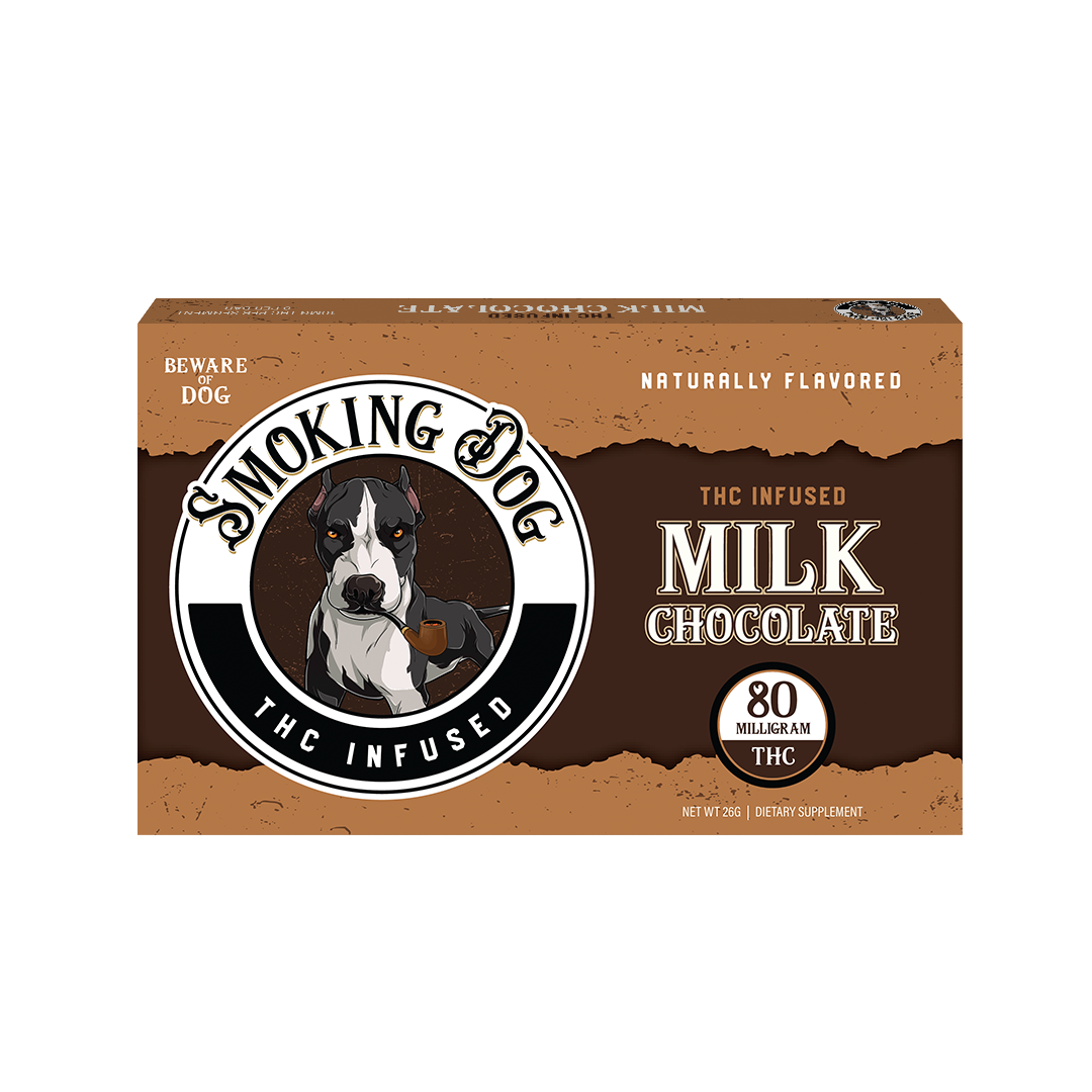 Smoking Dog Dark Chocolate Bar