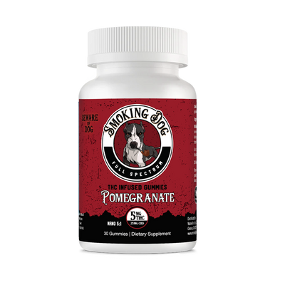 THC Gummies Pomegranate 5mg THC : 25mg CBD