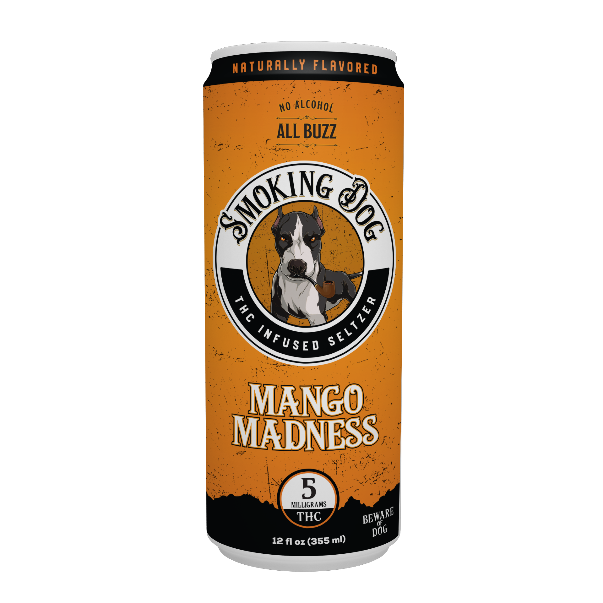 THC Seltzer Mango Madness 5mg - 12 pack