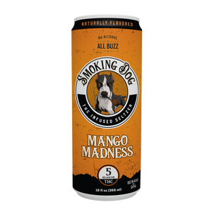 Smoking Dog THC Infused Mango Madness Seltzer